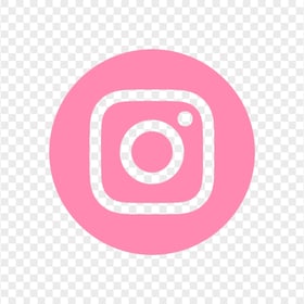 HD Light Pink Round Instagram IG Logo Icon PNG
