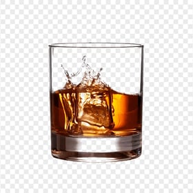 HD Whiskey Beverage Glass PNG