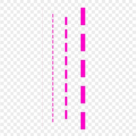 HD Four Pink Dashed Lines Transparent Background