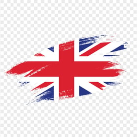 PNG Brush Stroke UK United Kingdom Flag
