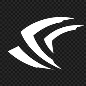 Nvidia Geforce White Icon Logo Sign PNG