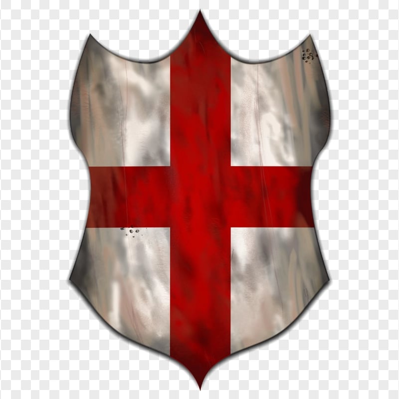 Aesthetic England Shield Flag PNG