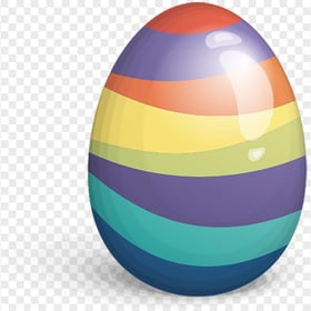 Single Colored Easter Egg Illustration Transparent PNG