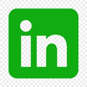 LinkedIn Square Green Icon Download PNG