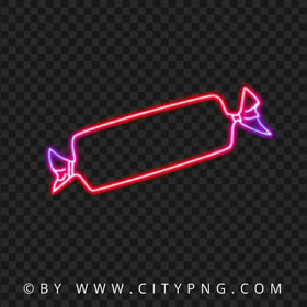 Red Purple Gradient Candy Light Neon PNG