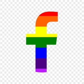 HD Facebook Rainbow Logo Icon PNG