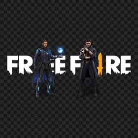 HD CR7 Chrono VS Dj Alok Characters & Free Fire Logo PNG