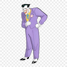 Cartoon Standing Joker Vector Clipart