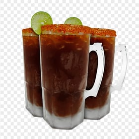 Micheladas Spicy Cold Drink with Lemon HD Transparent PNG