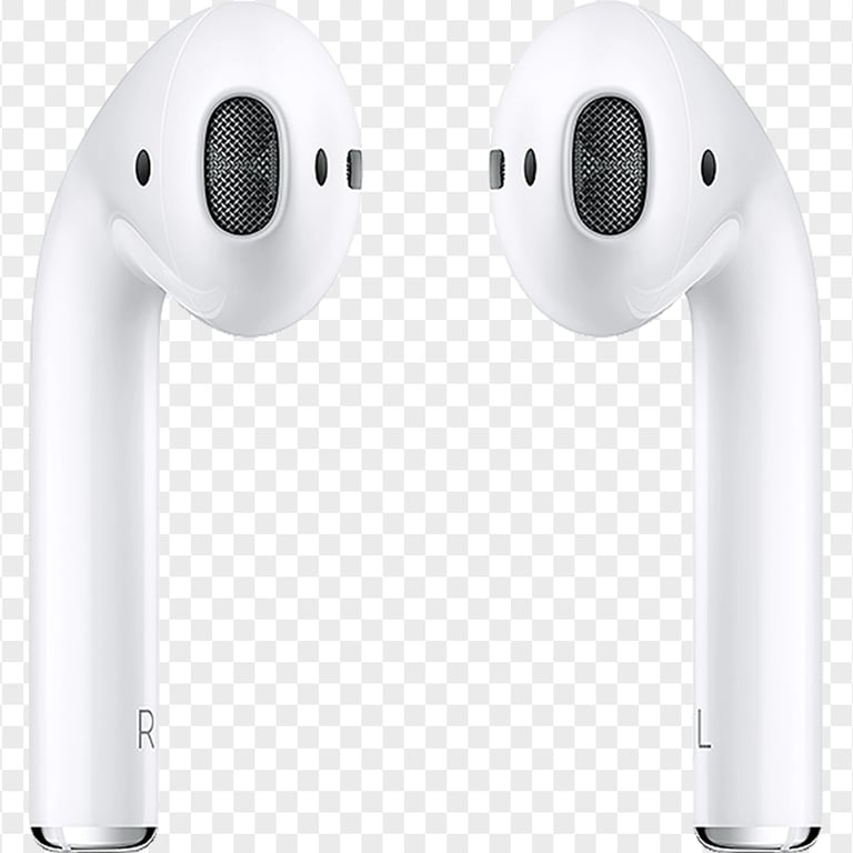 White Apple Airpods Clear Background