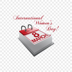 8 March Calendar 3D International Women'S Day
