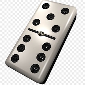 One Domino Piece Dominoes Game Transparent PNG