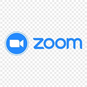 HD Blue Zoom Logo Transparent Background