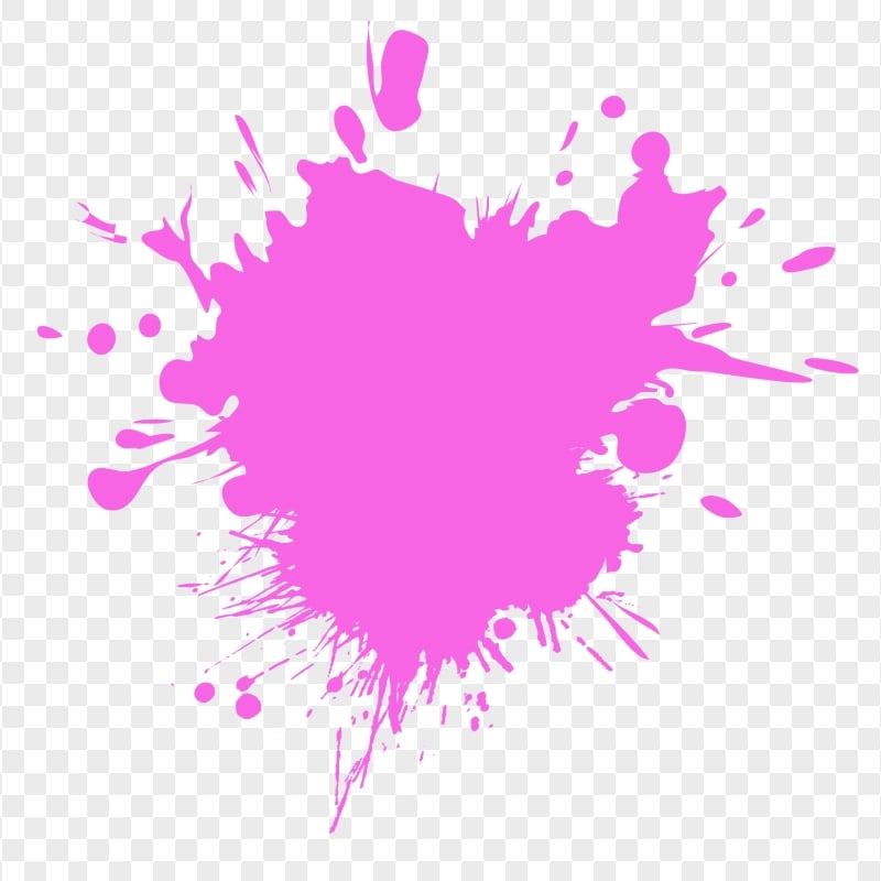 HD Pink Color Paint Splash Transparent PNG Citypng