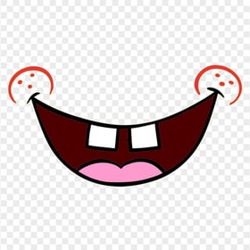 HD Spongebob Mouth Cartoon Character PNG