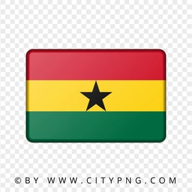 Ghana Ghanaian Flag Icon Transparent Background
