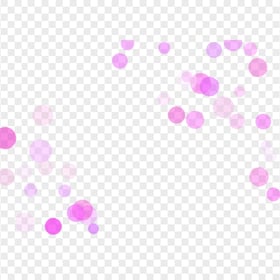 HD Bokeh Light Pink Thumbnail Effect PNG