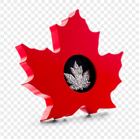 HD 3D Red Canada Maple Leaf Transparent PNG