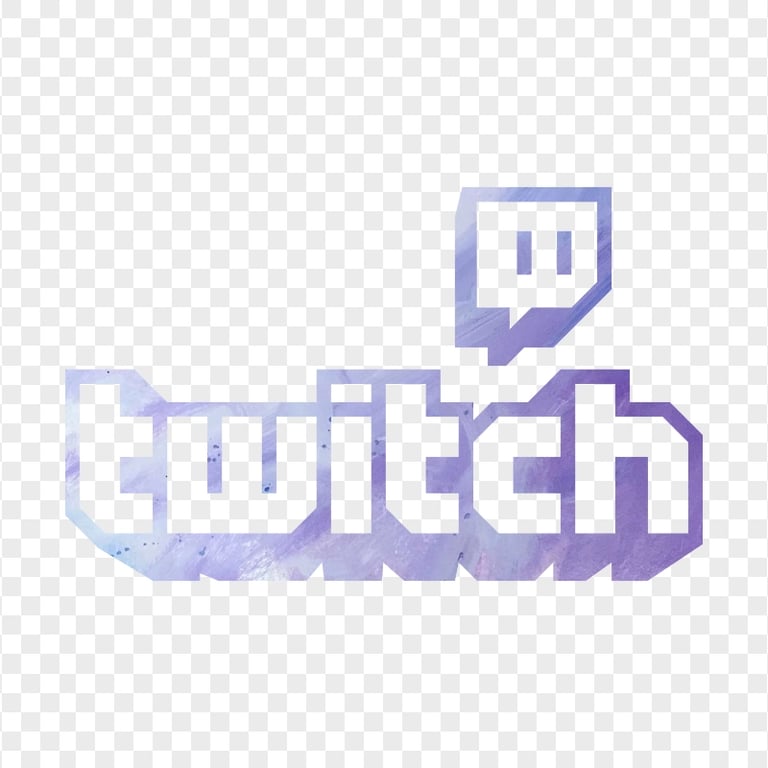 HD Beautiful Aesthetic Twitch Purple Logo Transparent Background PNG