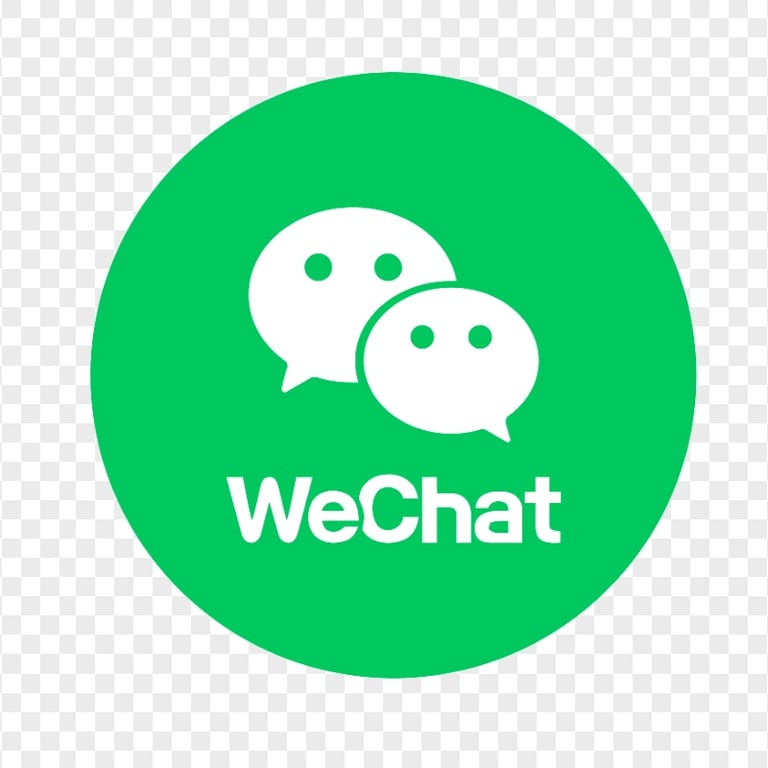 Round WeChat App Logo Icon
