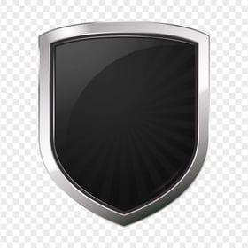 Metal Black Shield Guard Icon FREE PNG