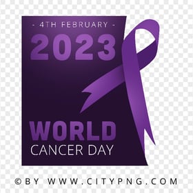 2023 World Cancer Day Creative Design Image PNG