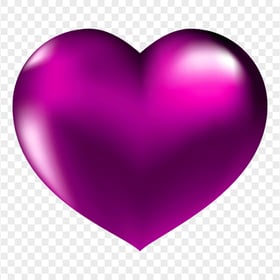 HD Purple Love Heart No Background PNG