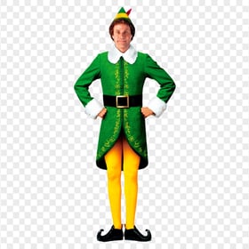 HD Elf Movie Real Man Wearing Elves Suit PNG
