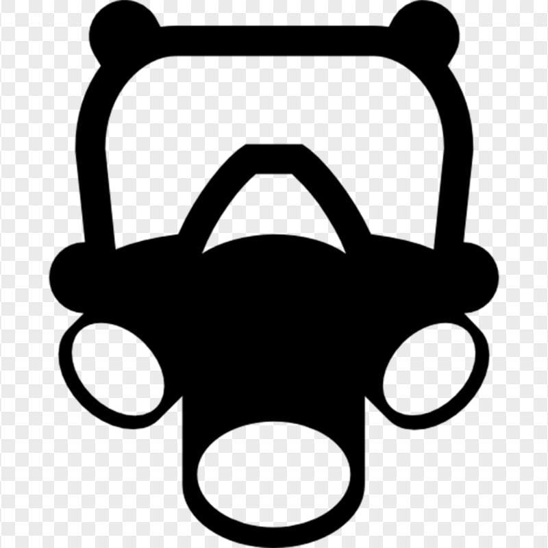 Black Icon Dust Mask Respirator Gas Safety