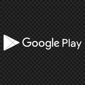White Google Play PlayStore Logo