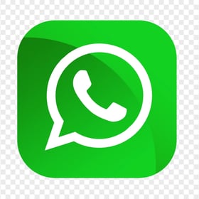 HD Beautiful Square WhatsApp Green App Logo Icon PNG