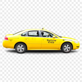 Taxi Yellow Cab Car PNG