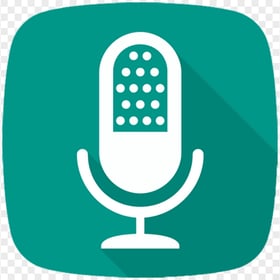 Sound Voice Recording Square App Icon HD PNG