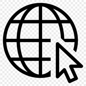 Web Page Internet Network Black Icon PNG