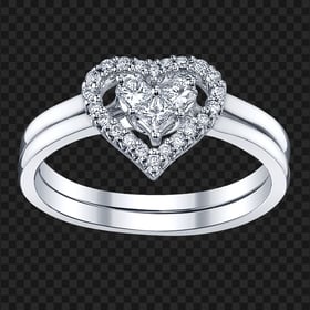 Wedding Ring Diamond Heart Jewellery PNG