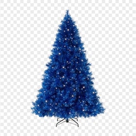 PNG Blue Artificial Christmas Tree