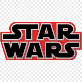 HD Red & Black Star Wars Logo PNG