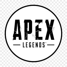 HD Black & White Apex Legends Round Logo PNG