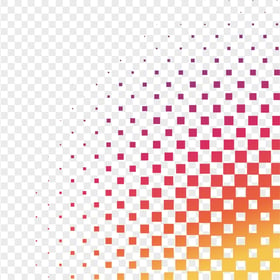 HD Halftone Corner Instagram Colors Gradient PNG