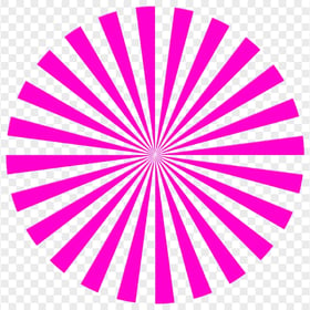 Transparent Abstract Pink Rays Sunburst Circle
