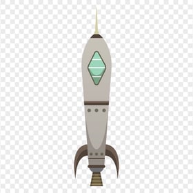 Cartoon Flight Gray Spaceship Rocket clipart