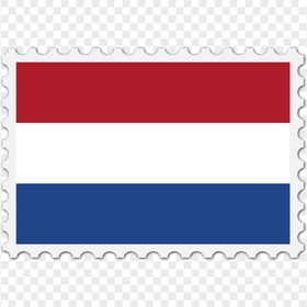 Netherlands Flag Postage Stamp PNG