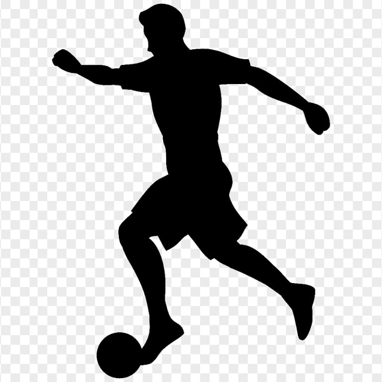Download Soccer Football Player Silhouette PNG