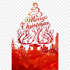 PNG Merry Christmas Greetings Poster Illustration