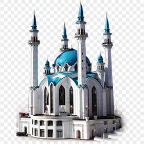 Blue Masjid Russia Mosque Islamic Ramadan