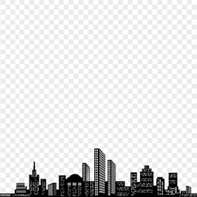 Transparent Cityscape City Silhouette