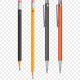 4 Kinds of Drawing Pencil PNG
