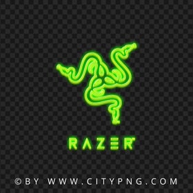Razer Green Neon Logo Image PNG
