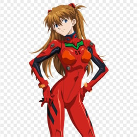 HD Asuka Langley Neon Genesis Evangelion PNG