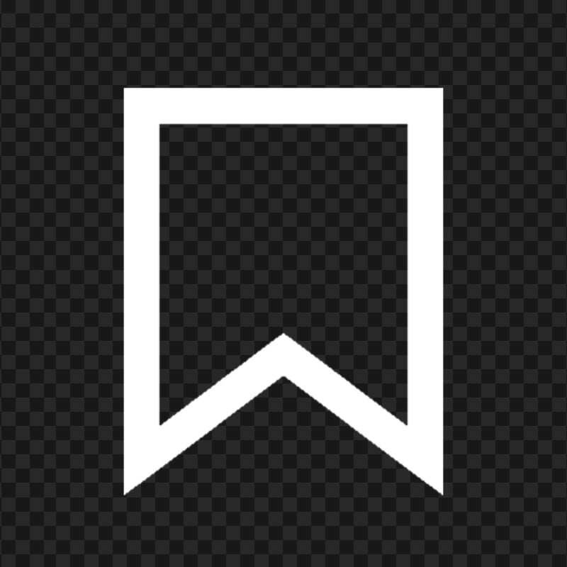 HD Bookmark White Icon Symbol Transparent PNG Citypng